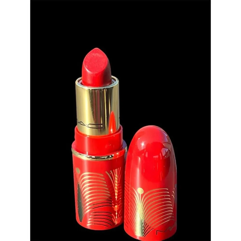 MAC Holiday 2024 Mini Lustreglass Lipstick Money Maker
